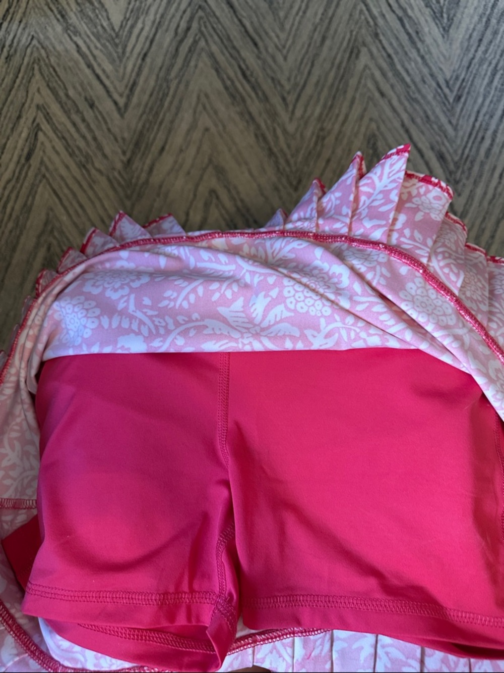 Sigrid Olsen Pink and White Floral Golf Tennis Pickleball Skirt - Picture 4 of 5